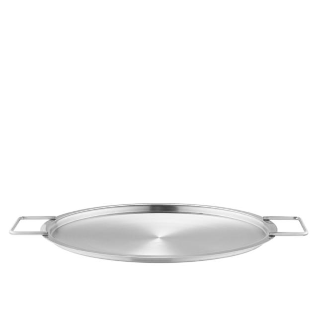 Couvercle plat 28 cm en acier inoxydable