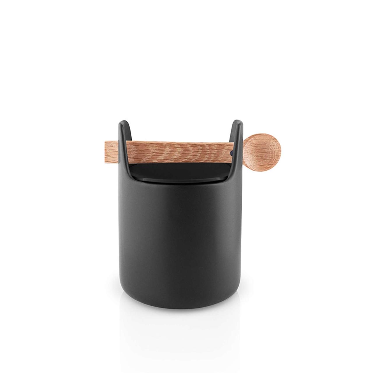 Toolbox organiser - 15 cm - w. spoon and lid, black