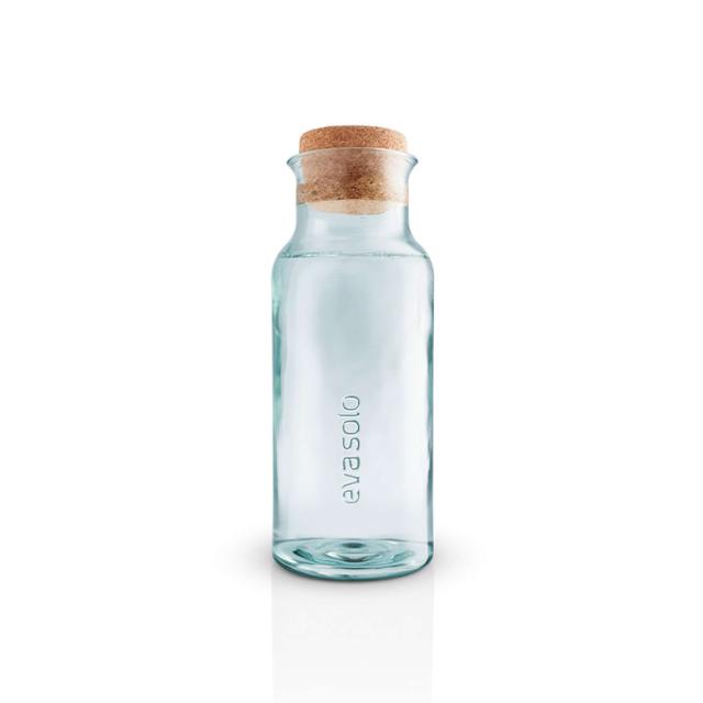 Recycled carafe w/cork 1.0 L