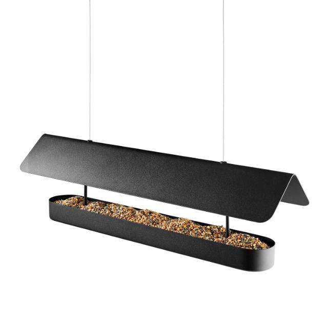 Bird feeder bar Black