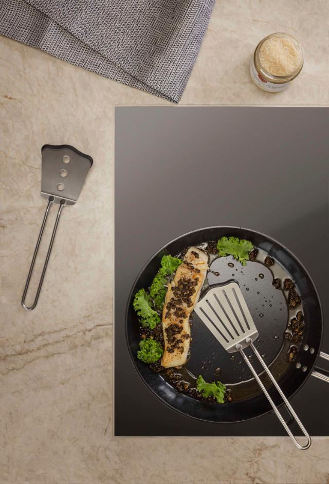 Stekespade kort med silikon