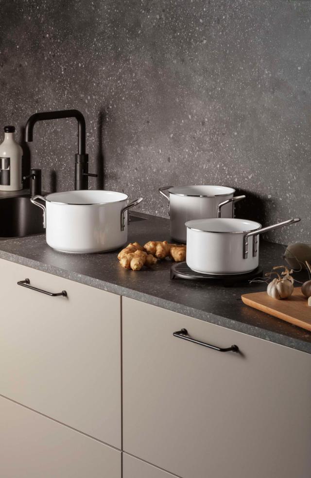 White Line Saucepan 1.8 L 16 cm ceramic Slip-Let® coating
