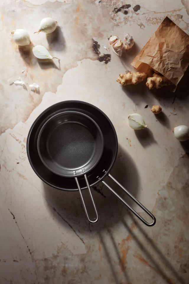 Stainless Steel Stegepande 30 cm keramisk Slip-Let® belægning