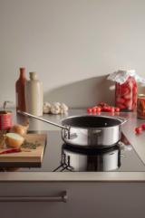 Stainless Steel Sauté pan 24 cm ceramic Slip-Let® coating