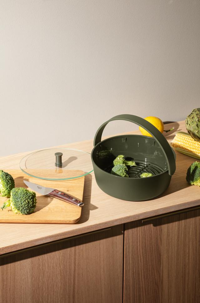 Green tools Steamer - for microwave oven