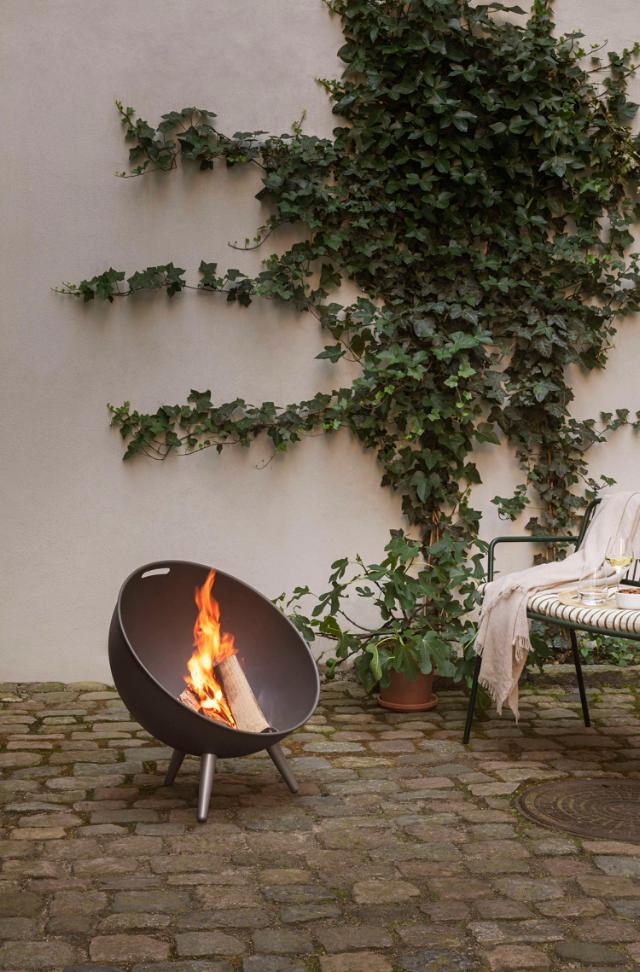 FireGlobe fire pit - 64 cm - Black