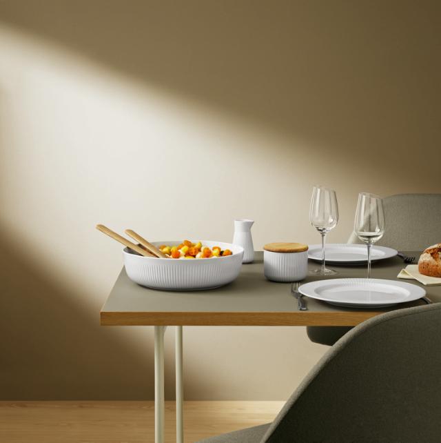 Legio Nova Salt cellar with lid and spoon