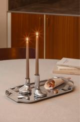 Serving tray 43 x 25 cm steel