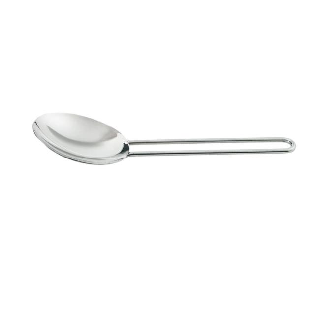Serveringsske - Stor - Rustfrit stål