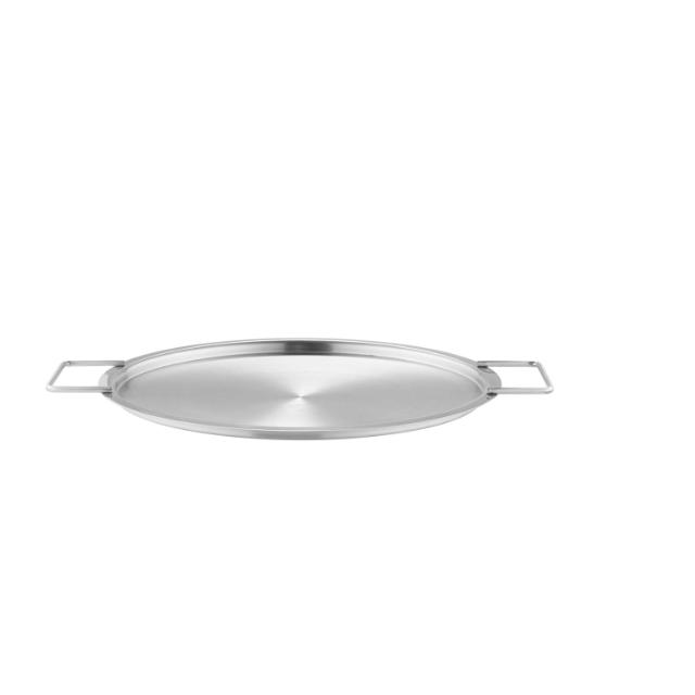 Couvercle plat 28 cm en acier inoxydable