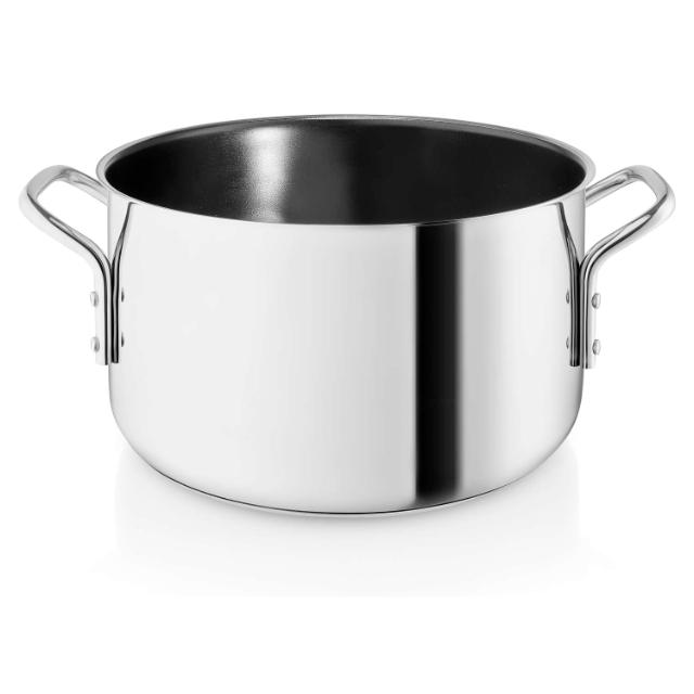 Stainless steel gryde - 3,6 liter - keramisk Slip-Let®