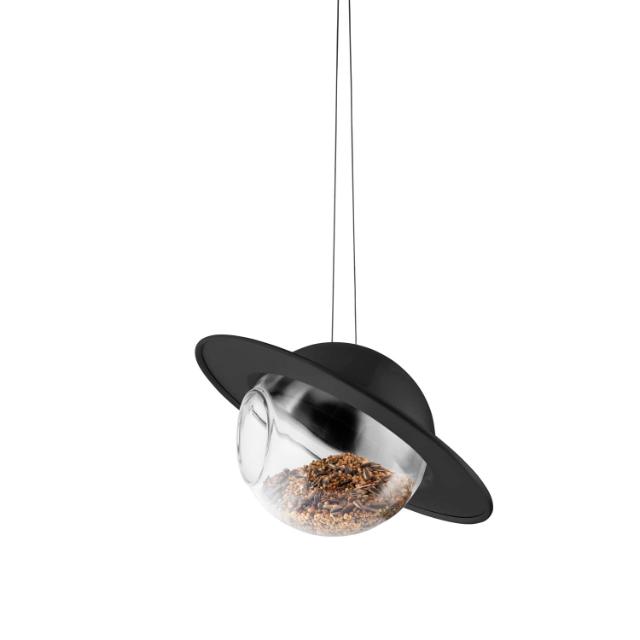 Saturn Bird feeder - Black