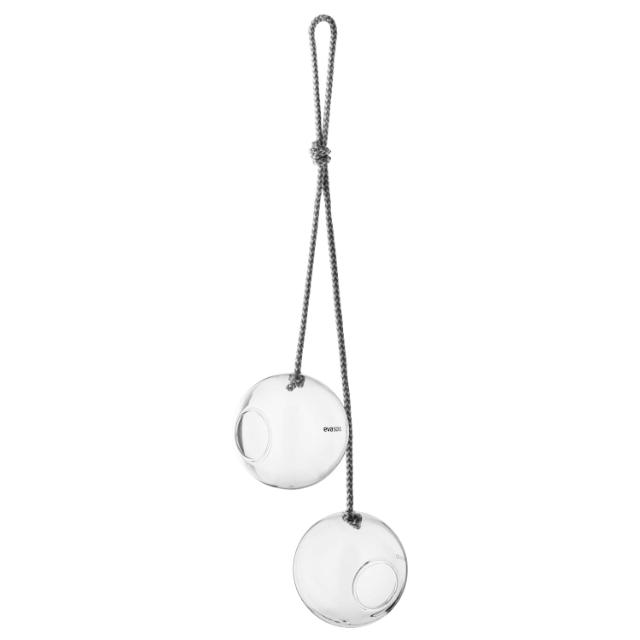 Glass bird feeders - Set of two - Ø10 cm