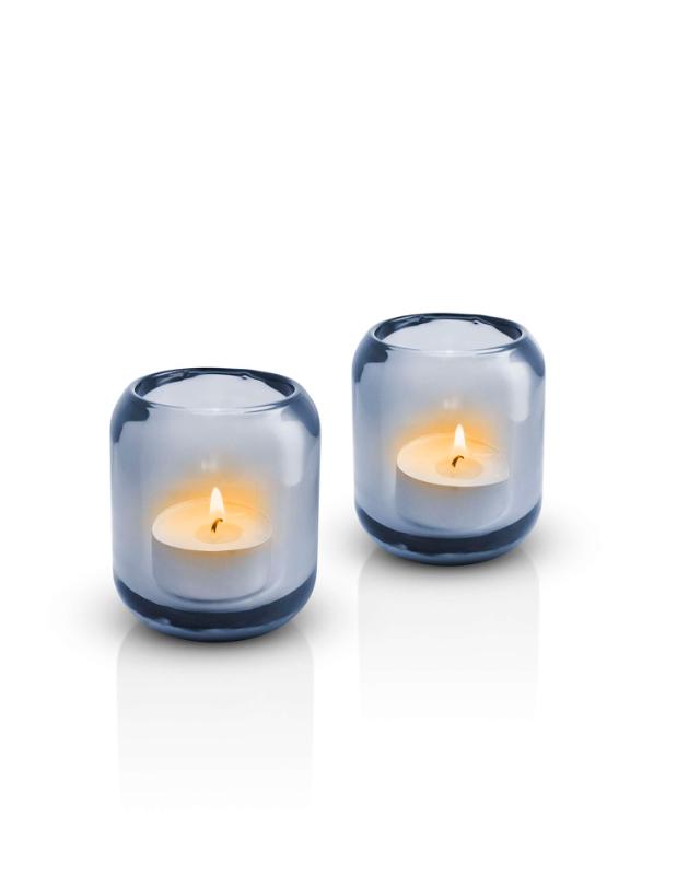 Acorn tealight holder - 2 pcs - Sea