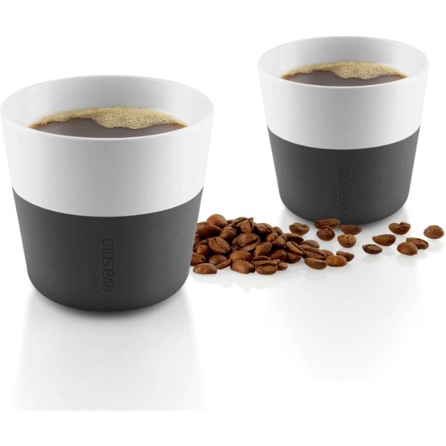 Lungo tumbler - 2 pcs. - Carbon black