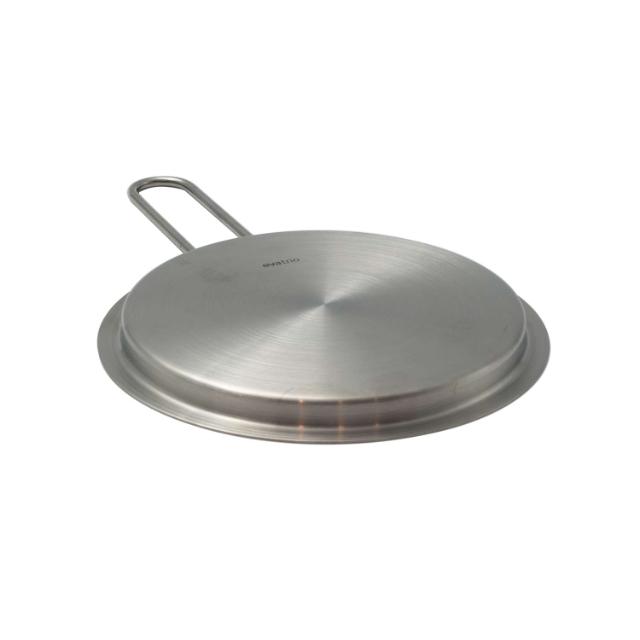 Tallerkenlokk 16 cm rustfritt stål