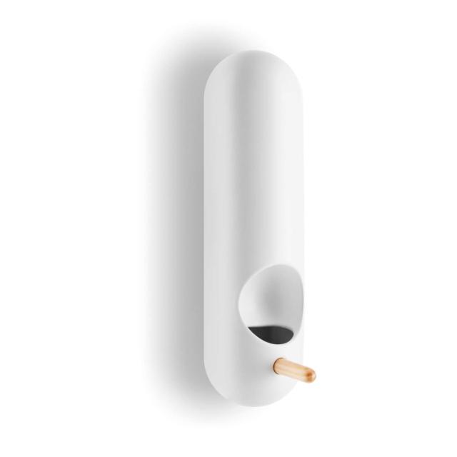 Wall-mounted bird feeder tube